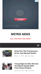 Mobile Screenshot of metronewsng.com